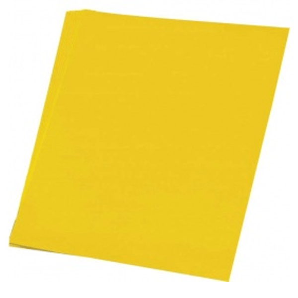 Geel knutsel papier 100 vellen A4
