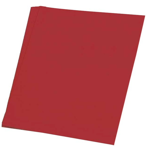 100 sheets red A4 hobby paper