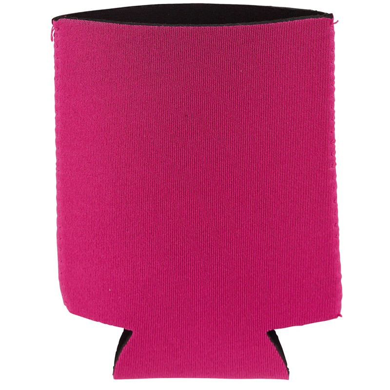 1x Opvouwbare blikjeskoeler/ koel hoesje fuchsia roze