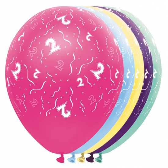 2 jaar versiering helium ballonnen