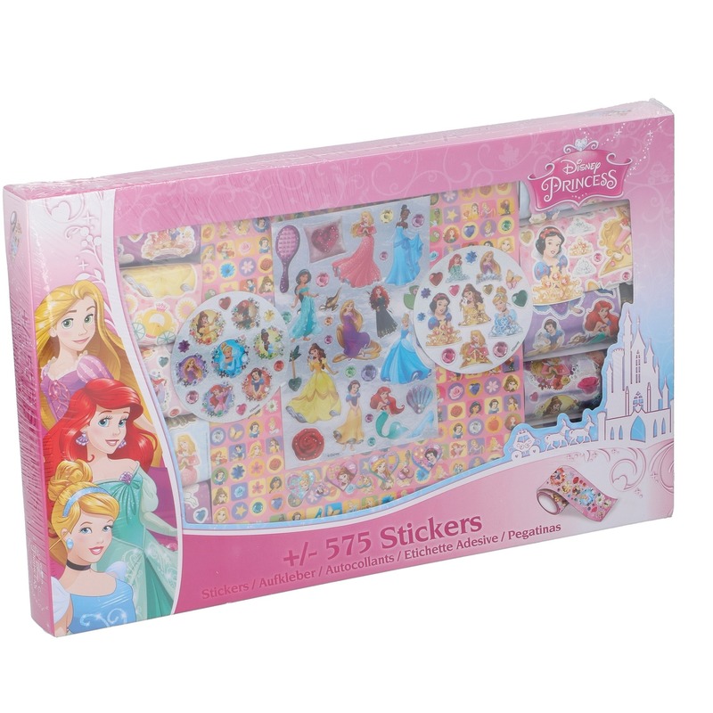 575 stuks Disney princessen stickers
