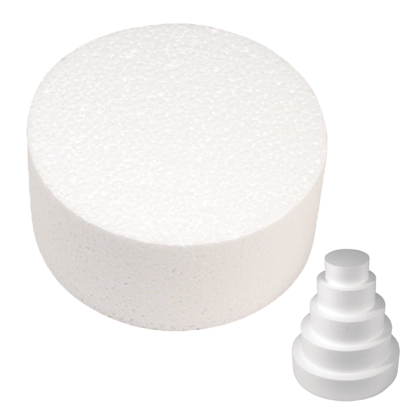 8x Styrofoam slice 20 cm