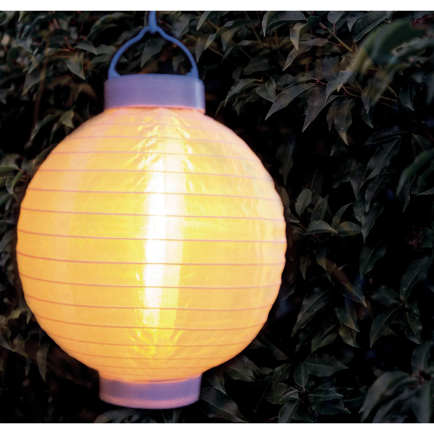 9x stuks luxe solar lampion/lampionnen wit met realistisch vlameffect 20 cm