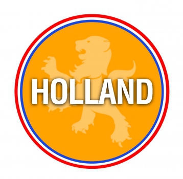 Bierviltjes Holland oranje thema print 25 stuks - EK/ WK oranje versiering