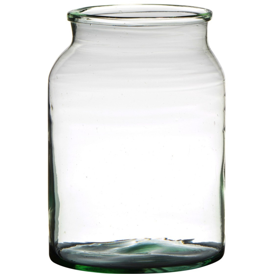 Bloemenvaas van gerecycled glas 25 x 19 cm