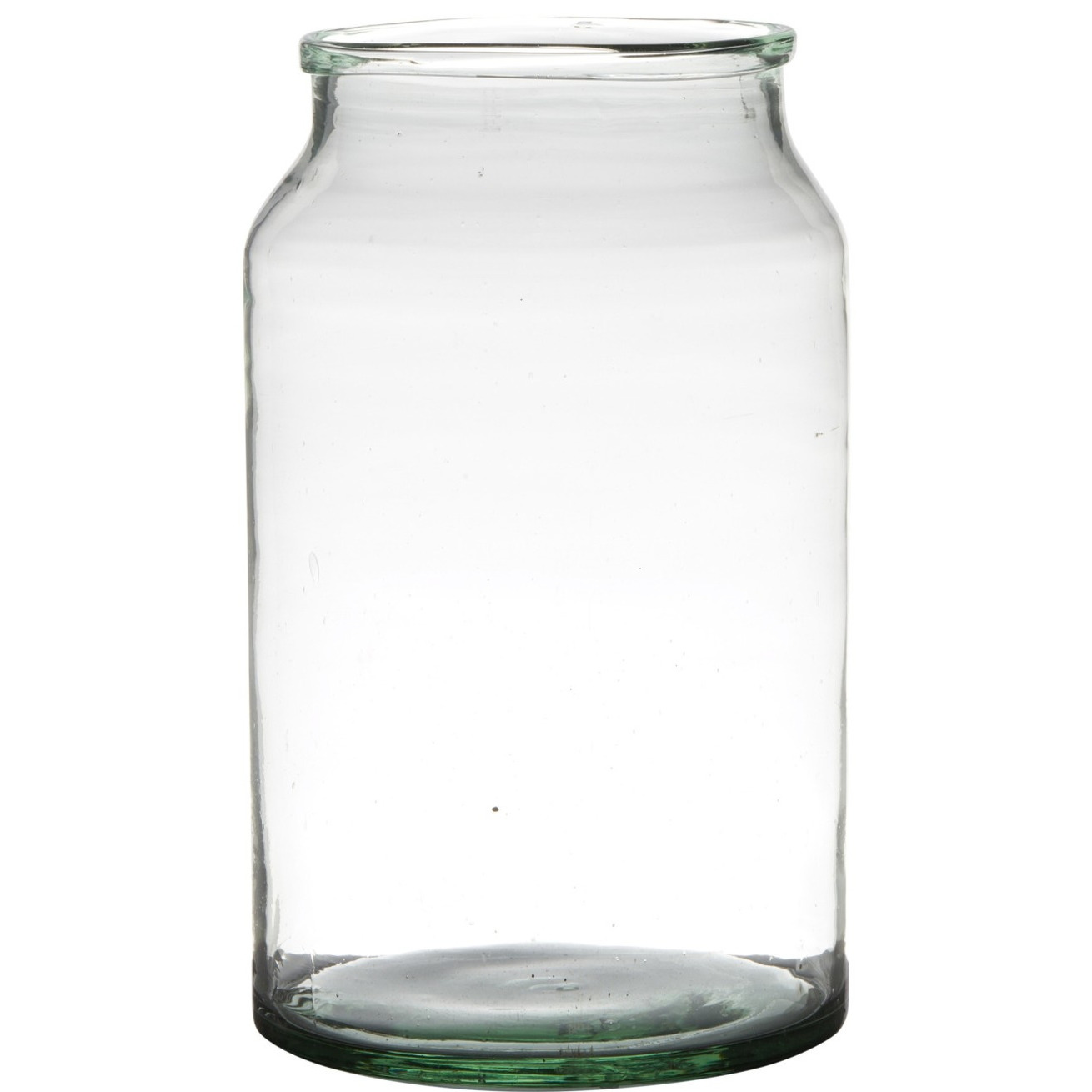 Bloemenvaas van gerecycled glas 30 x 18 cm