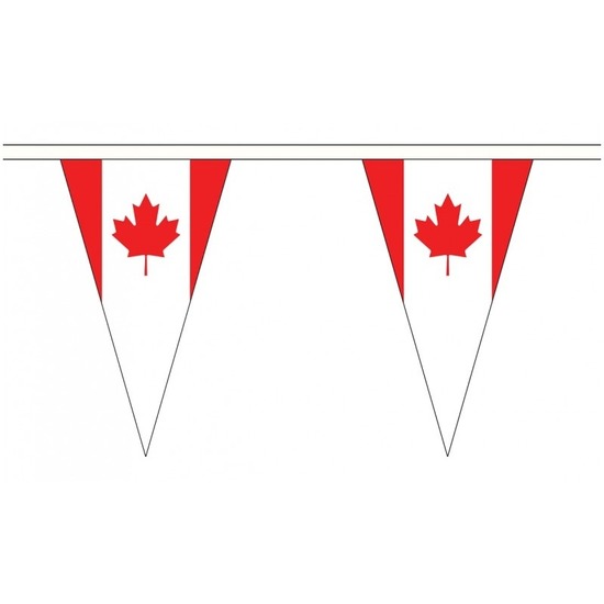 Canadese landen versiering vlaggetjes 20 meter