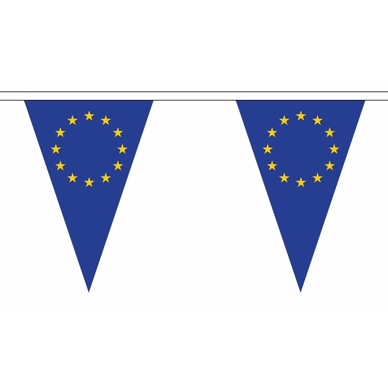 Europa versiering vlaggenlijn 20 m