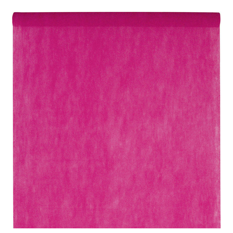 Feest tafelkleed op rol fuchsia roze 120 cm x 10 m non woven polyester