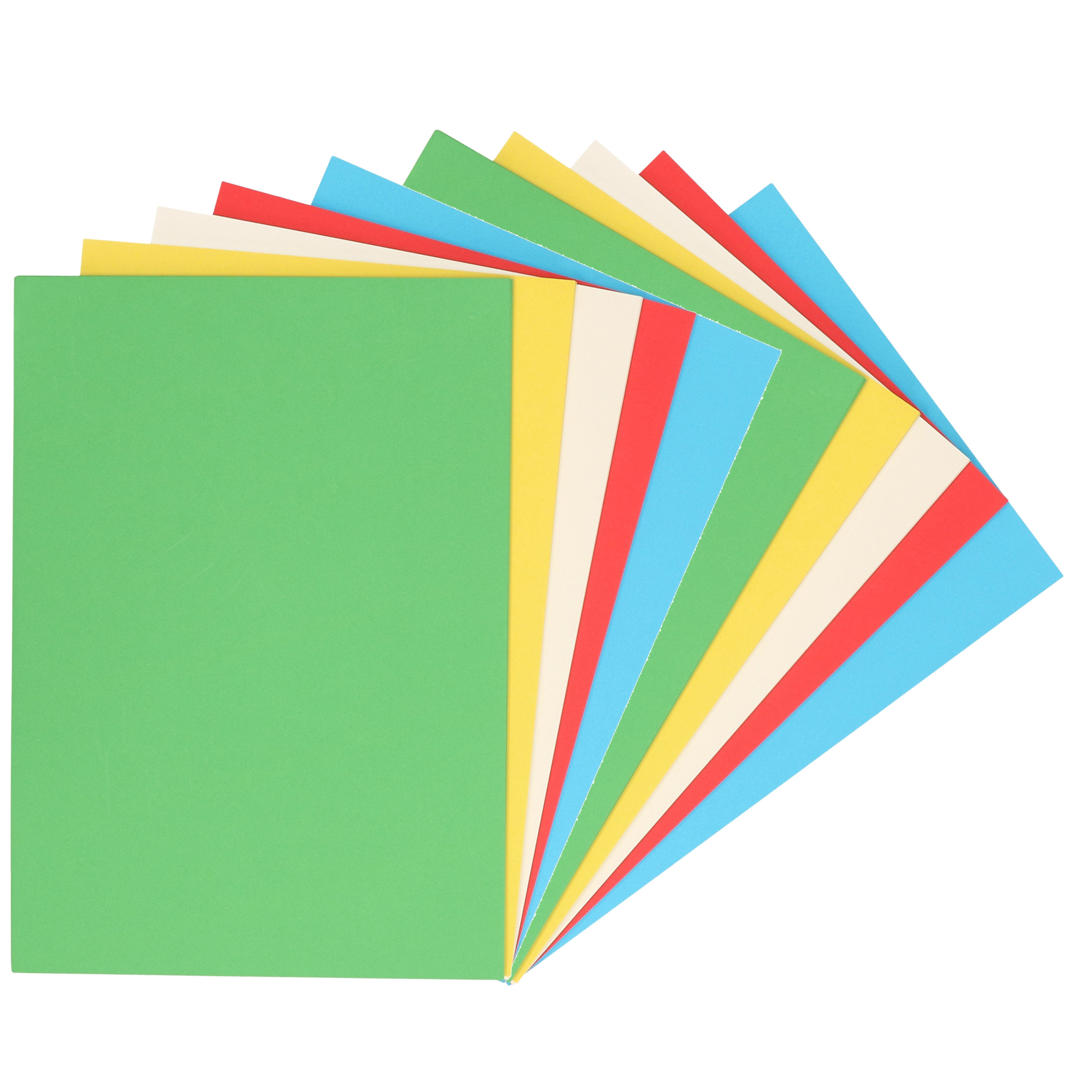 Gekleurd stevig papier A4 200 vellen-110 gr