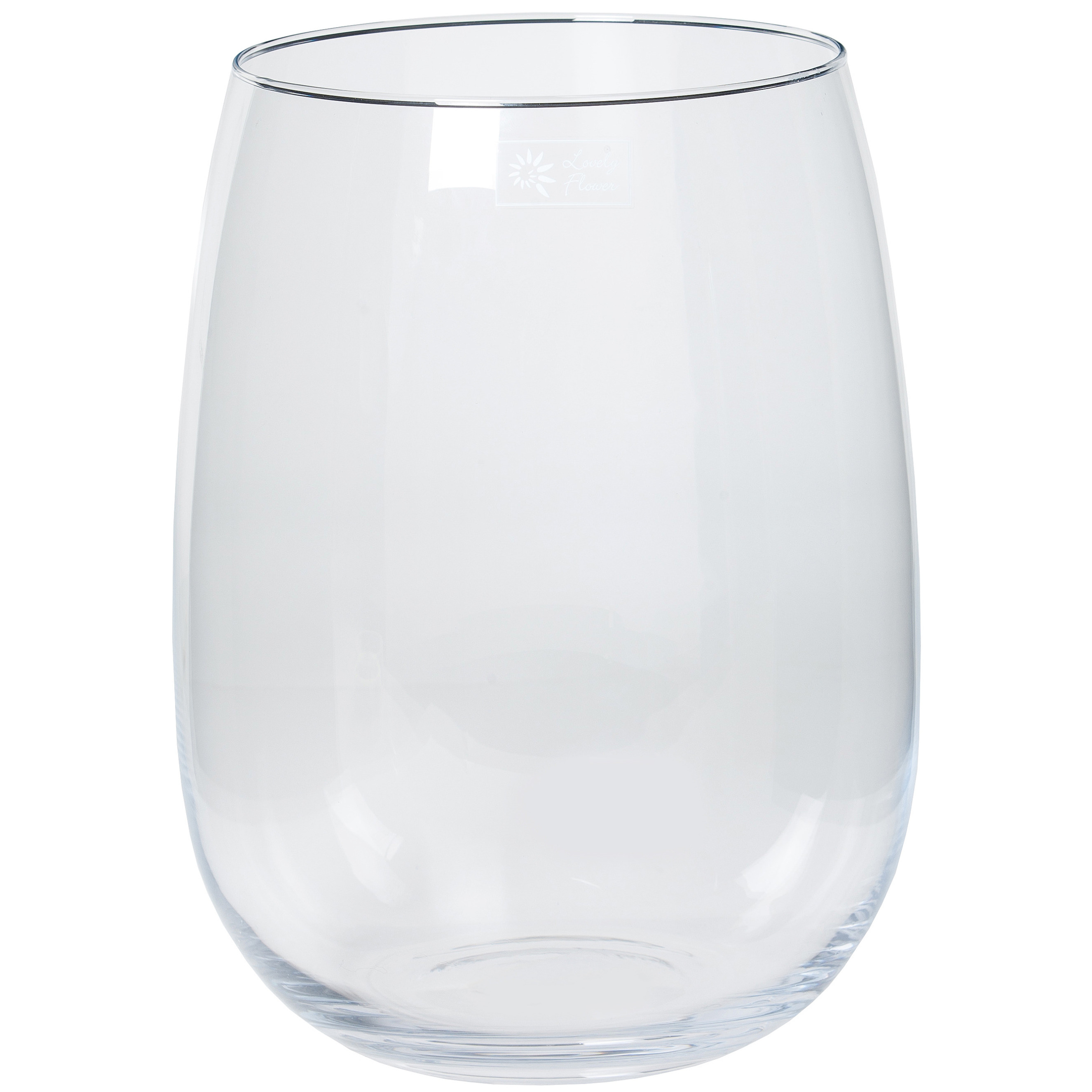 Glazen vaas/vazen Julia 20 liter wijd uitlopend 27 x 40 cm