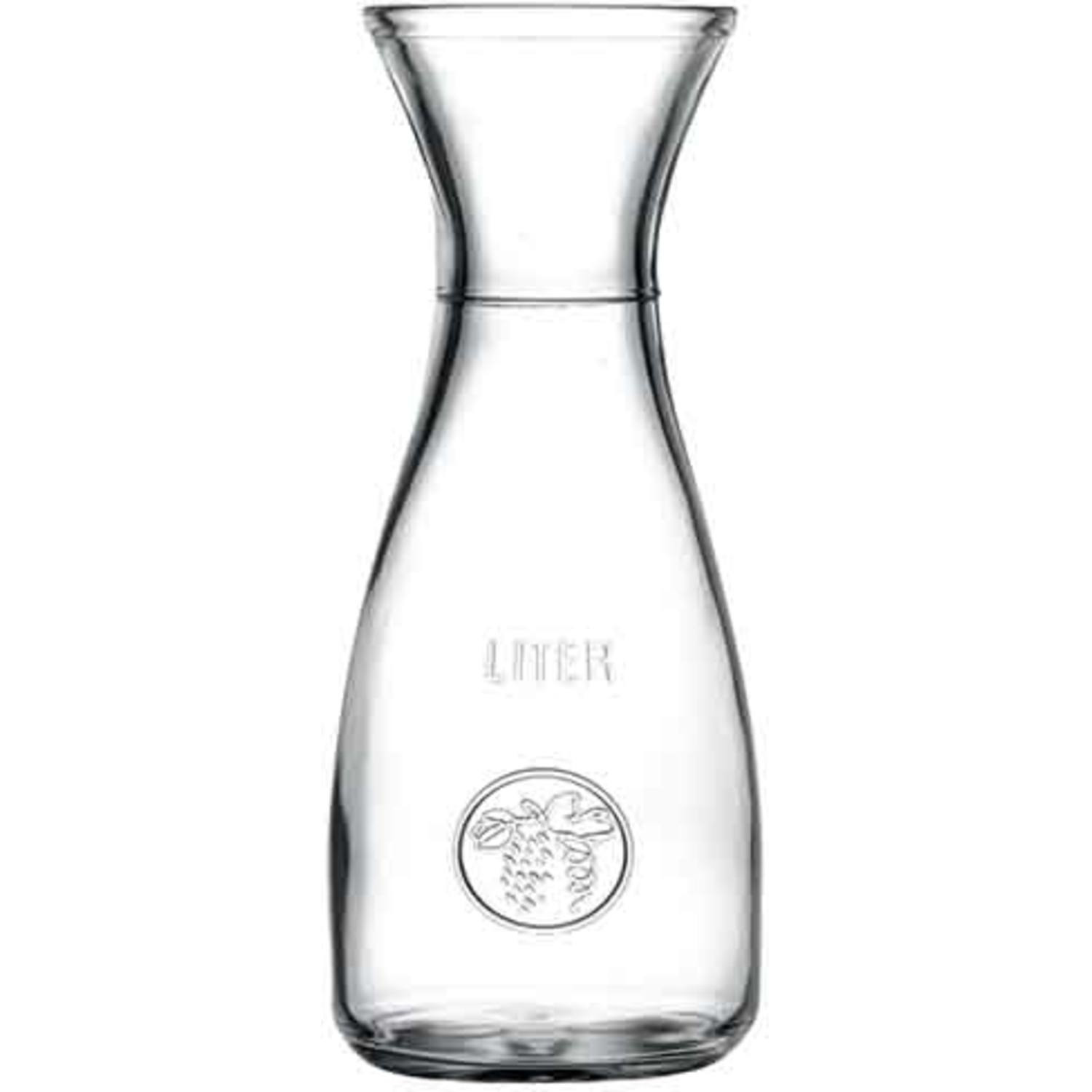 Glazen waterkan 1 liter