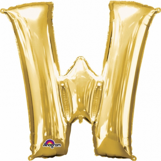 Grote letter ballon goud W 86 cm