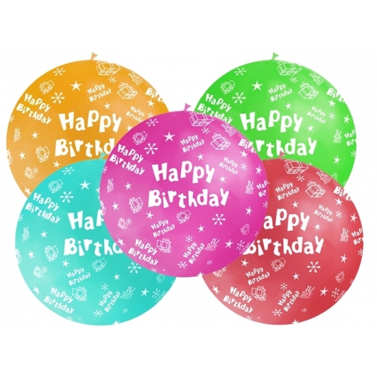 Jumbo ballon Happy Birthday