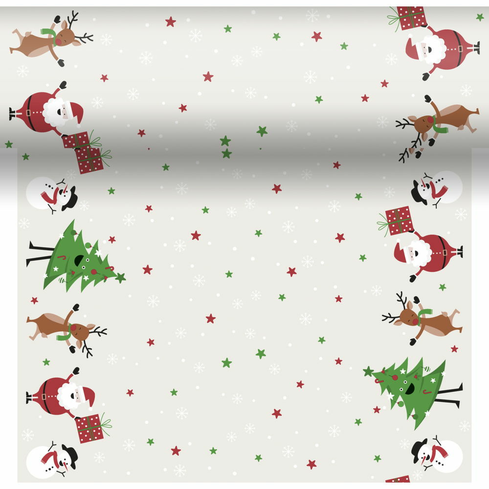 Kerst thema tafellopers/placemats 40 x 480 cm