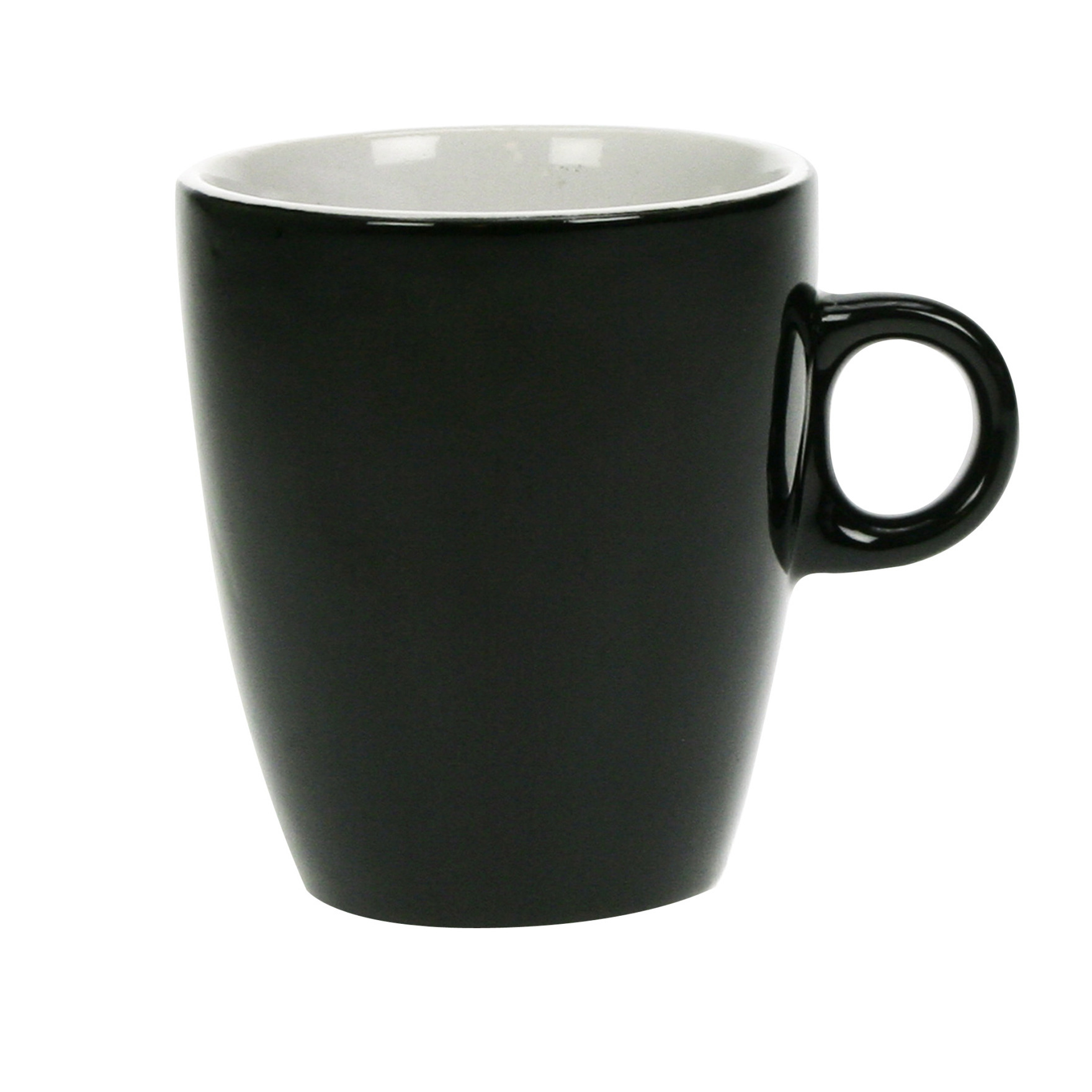 Koffie kopjes-bekers zwart 190 ml