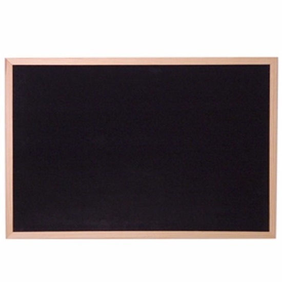 Krijtbord met houten frame 30 x 40 cm