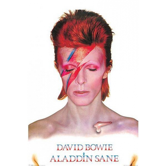 Kroeg decoratie David Bowie Aladdin poster 61 x 91,5 cm