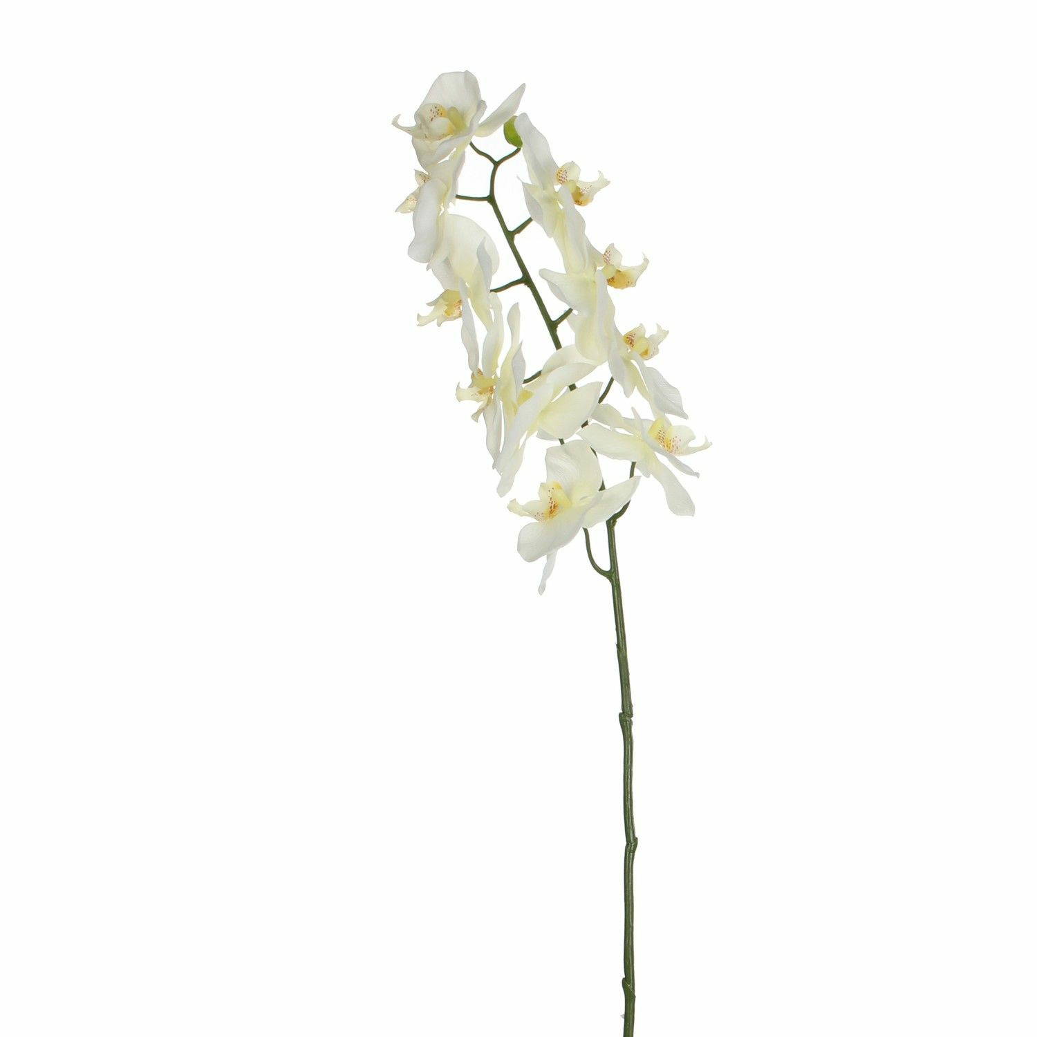 Kunstbloem Orchidee tak wit 71 cm losse steel Kunst zijdebloemen