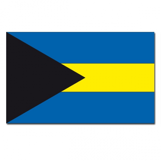 Landen thema vlag Bahamas 90 x 150 cm feestversiering