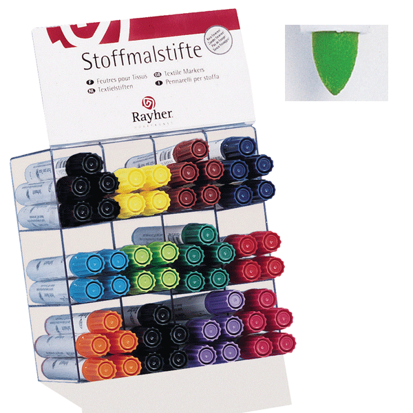 Set of 4x textile markers