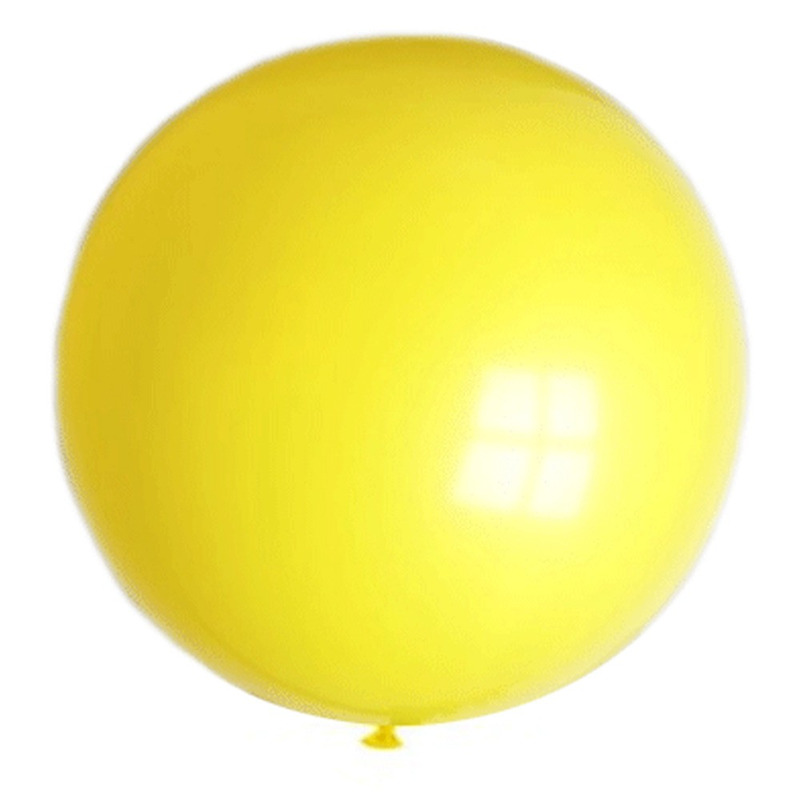 Mega party ballonnen geel 90 cm