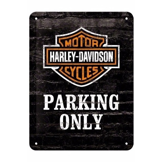 Muurdecoratie van Harley Davidson motoren