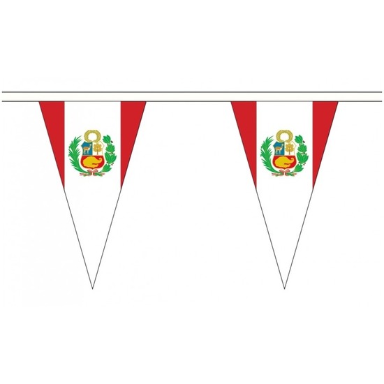 Peruaanse landen versiering vlaggetjes 5 meter