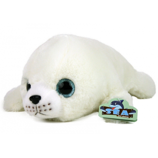 Verslaving wakker worden waterval Witte grote zeehonden knuffels 75 cm | Hobbymax - de online hobby winkel