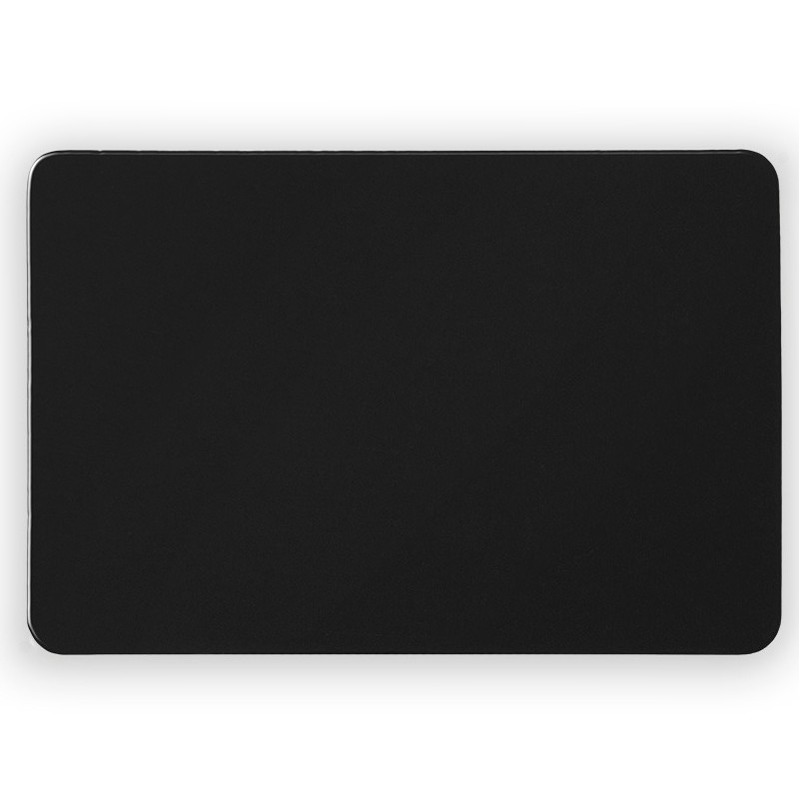 Set van 12x koelkast whiteboard magneet zwart 6 x 4 cm