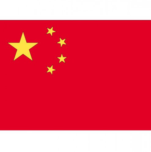 Stickers van de Chinese vlag