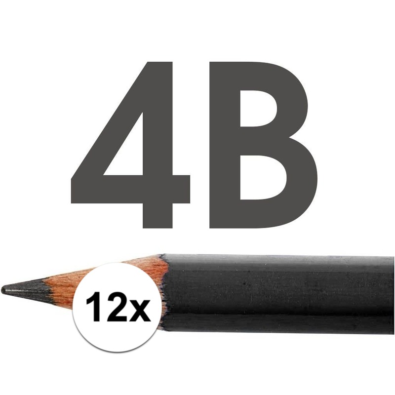 Technisch tekenen potloden hardheid 4B