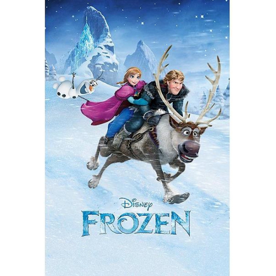 Themafeest poster Frozen 61 x 91,5 cm