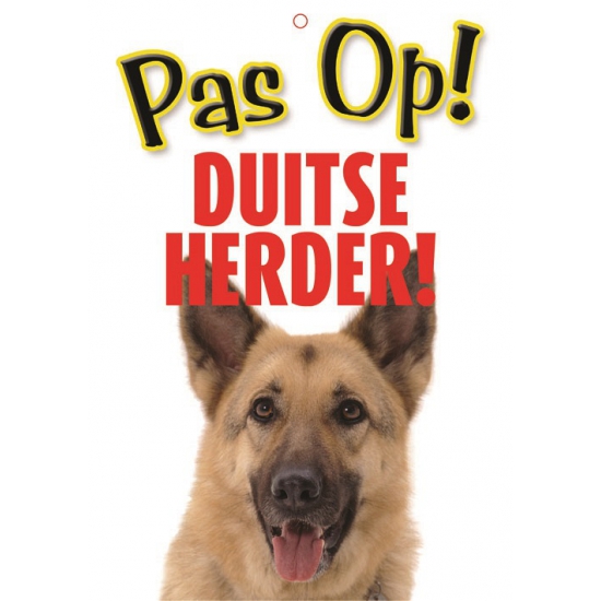Waakbord Duitse Herder hond