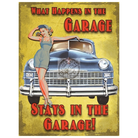 Wandplaat Gadgets de garage