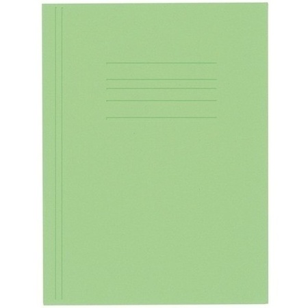 10 stuks opbergmappen folio formaat groen