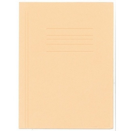 Opbergmappen folio formaat beige 10 stuks