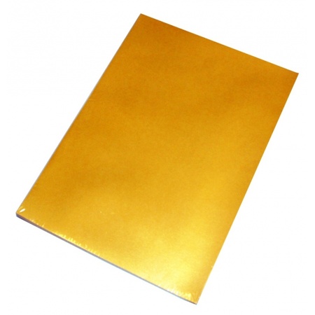 100 sheets gold A4 hobby paper
