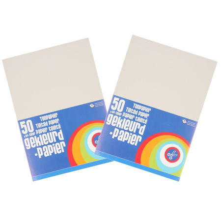 100 sheets grey A4 hobby paper
