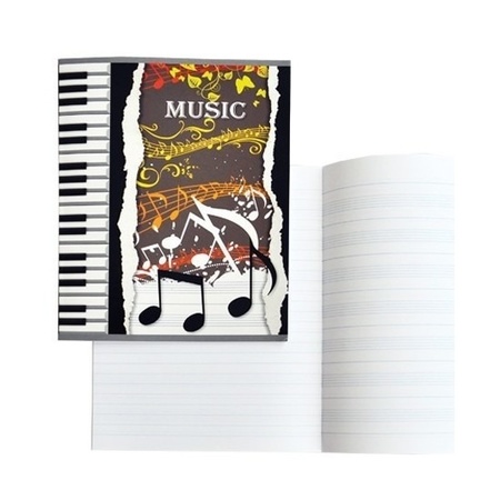 10x Music A5 notebooks 36 pages