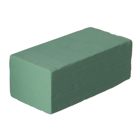 10x Groen steekschuim blok vochtig gebruik 23 cm