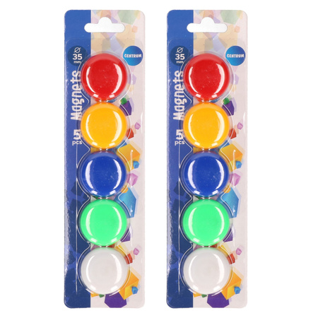 10x colored magnets 35 mm