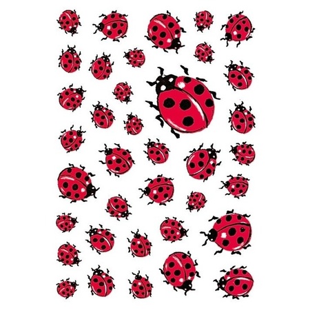 111x Ladybug stickers