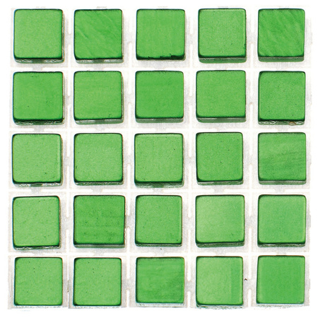 119x pieces mosaic tiles green 5 x 5 x 2 mm