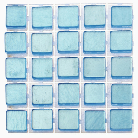 119x pieces mosaic tiles light blue 5 x 5 x 2 mm