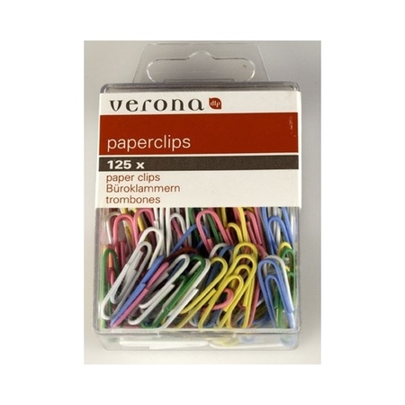 125x Colored paperclips
