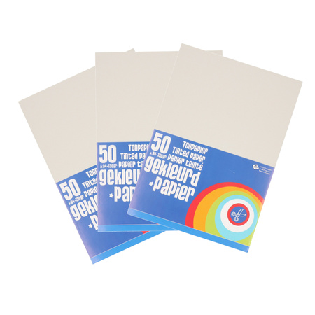 150 sheets grey A4 hobby paper