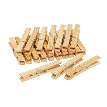 150x Wooden pegs 