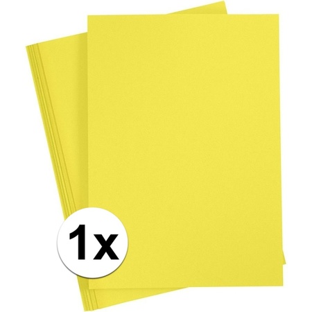 8 stuks A4 hobby karton in 4 kleuren blauw/rood/donkergroen/geel