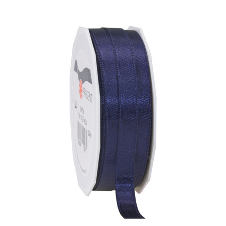 Satin presents ribbon - 2 blue colours - 25m x 1 cm